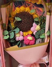 Crochet Sunflower Bouquet