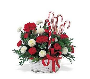 Candy Cane Basket