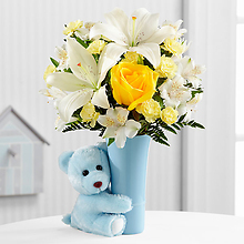 The Baby Boy Big HugÂ® Bouquet