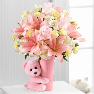 The Baby Girl Big Hug® Bouquet
